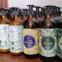 all natural soaps, conditioner, dish soap, laundry soap at La Chakra  in Cuenca