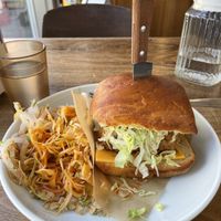 Five spice tofu sandwich   at Gongfu Bao in Ottawa