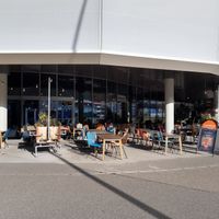 Outdoor seating at Nooch in Ebikon