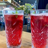 Hibiscus Flower Ice Tea  at Nooch - Richti in Zurich