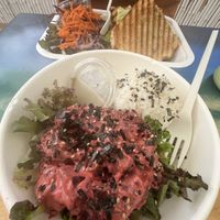 Poke bowl  at Raised by the Waves  in Kahuku