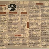 Menu  at Raised by the Waves  in Kahuku
