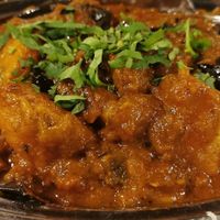 Eggplant subzi at India Today - aMoment in Tauranga