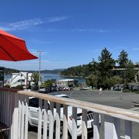 View from patio   at Tina's Place in Friday Harbor