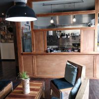 Kitchen at L'Authentique  in Evreux