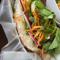 Banh mi sandwich at Café Rojo  in San Jose