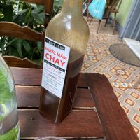 Homemade sauce at Café Rojo  in San Jose