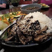 Casado with shiitake mushrooms 🍄   at Café Rojo  in San Jose