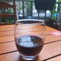 Vegan red wine at Café Rojo  in San Jose