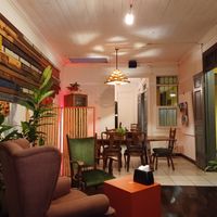 Nice indoor and outdoor seating at Café Rojo  in San Jose