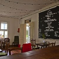 Inside at Café Rojo  in San Jose