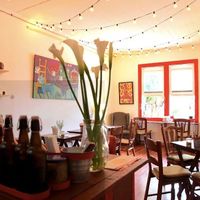 Inside at Café Rojo  in San Jose