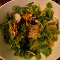 „bun“ vietnameese noodle bowl with eggplant at Café Rojo  in San Jose