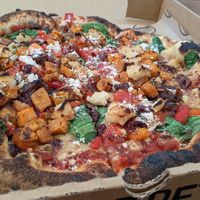 Vegan supreme (large) at Base Woodfired Pizza - Little High Eatery in Christchurch