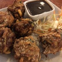Vegetable pakoras at The Copper Pot in Westport