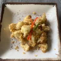 Chili cauliflower  at Gecko Republic Jungle Cafe in Koh Tao