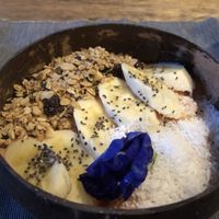 Smoothie bowl- unreal! at Gecko Republic Jungle Cafe in Koh Tao