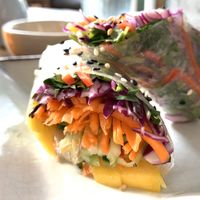 Beautiful Vietnamese rolls   at Gecko Republic Jungle Cafe in Koh Tao