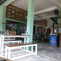 Inside the restaurant. at Gecko Republic Jungle Cafe in Koh Tao