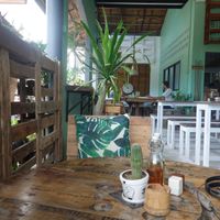 Inside the restaurant. at Gecko Republic Jungle Cafe in Koh Tao