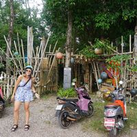 front of the restaurant at Where Else! in Koh Lanta