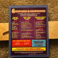 Menu side 1 at Ike's in Modesto