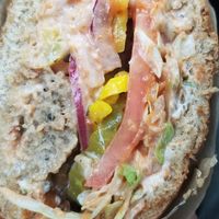 Meatball sub with the works at Ike's in Modesto