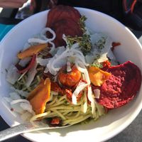 Basil pasta  at Le Chaudron in Montriond