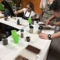 workshop  at Choco Museo in Antigua