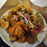 Salad buffet at IDEAL in Fulda