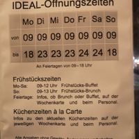 Opening hours at IDEAL in Fulda