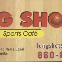 Vegan wrap, panini, and pizza at Longshots Sports Cafe in Montville