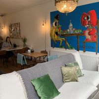 Very comfy! at Fast & Vegan in The Hague