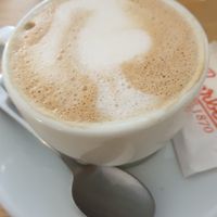 Cappuccino at Fast & Vegan in The Hague