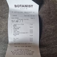 Bill visit 1 at Botanist Cafe in Malacca