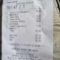 Bill visit 2 at Botanist Cafe in Malacca