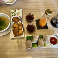 Sides, soup and drinks   at Botanist Cafe in Malacca