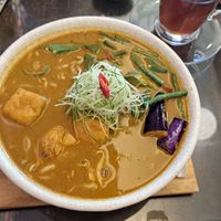 Nonya curry with ramen at Botanist Cafe in Malacca
