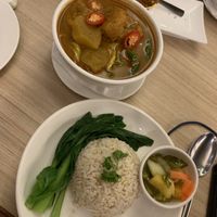 Veggie Curry  at Botanist Cafe in Malacca