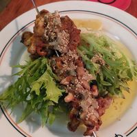 Kebab de cogumelos at Quincho Cozinha & Coquetelari in Sao Paulo