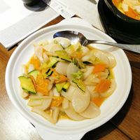 Rice cakes at Yi Wei Chinese Art in Genoa