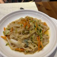 Rice noodles  at Yi Wei Chinese Art in Genoa
