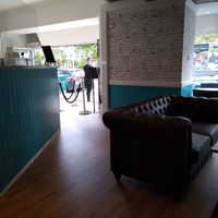 Main entrance at Cadwaladers in Porthmadog