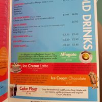 Cold Drinks at Cadwaladers in Porthmadog