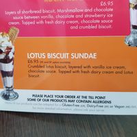 Lotus Biscuit Sundae at Cadwaladers in Porthmadog