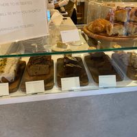 Cake display at Jaunty Goat Coffee - Northgate St in Chester