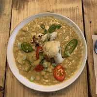 Sri Lankan curry (from the Summer 2021 menu)  at Jaunty Goat Coffee - Northgate St in Chester