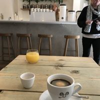 Americano ☕️ and orange juice   at Jaunty Goat Coffee - Northgate St in Chester