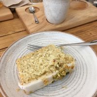 Lemon and poppy seed cake. Moist and fruity at Jaunty Goat Coffee - Northgate St in Chester
