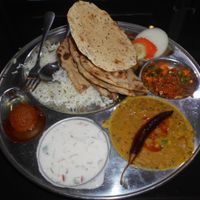 Thali at Rajputana Indian Restaurant in Pattaya